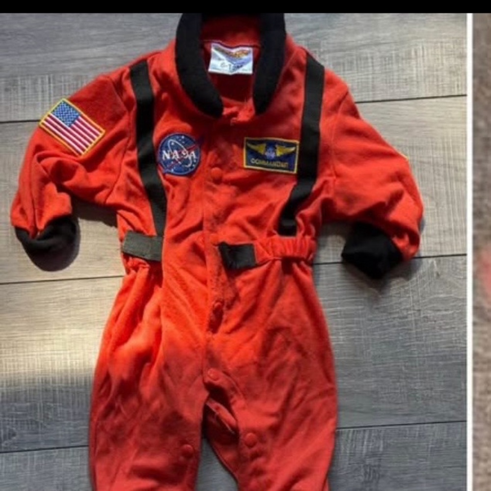 Orange NASA Baby Costume